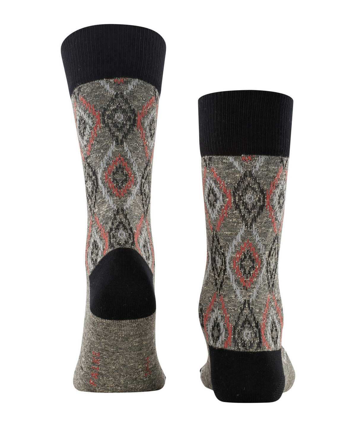 Falke Ikat Spell Socks Zokni Férfi Fekete | QJVC-78259