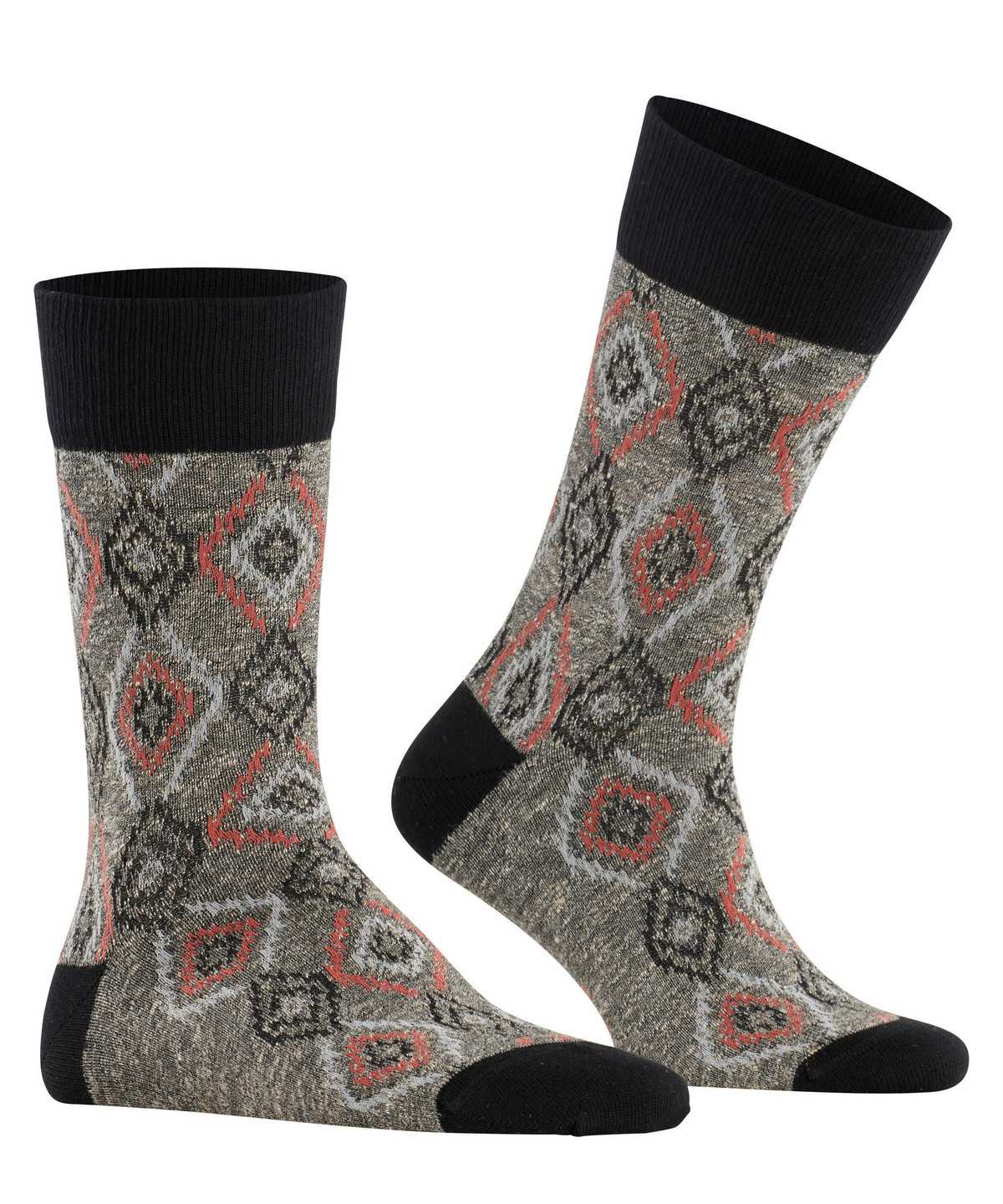 Falke Ikat Spell Socks Zokni Férfi Fekete | QJVC-78259