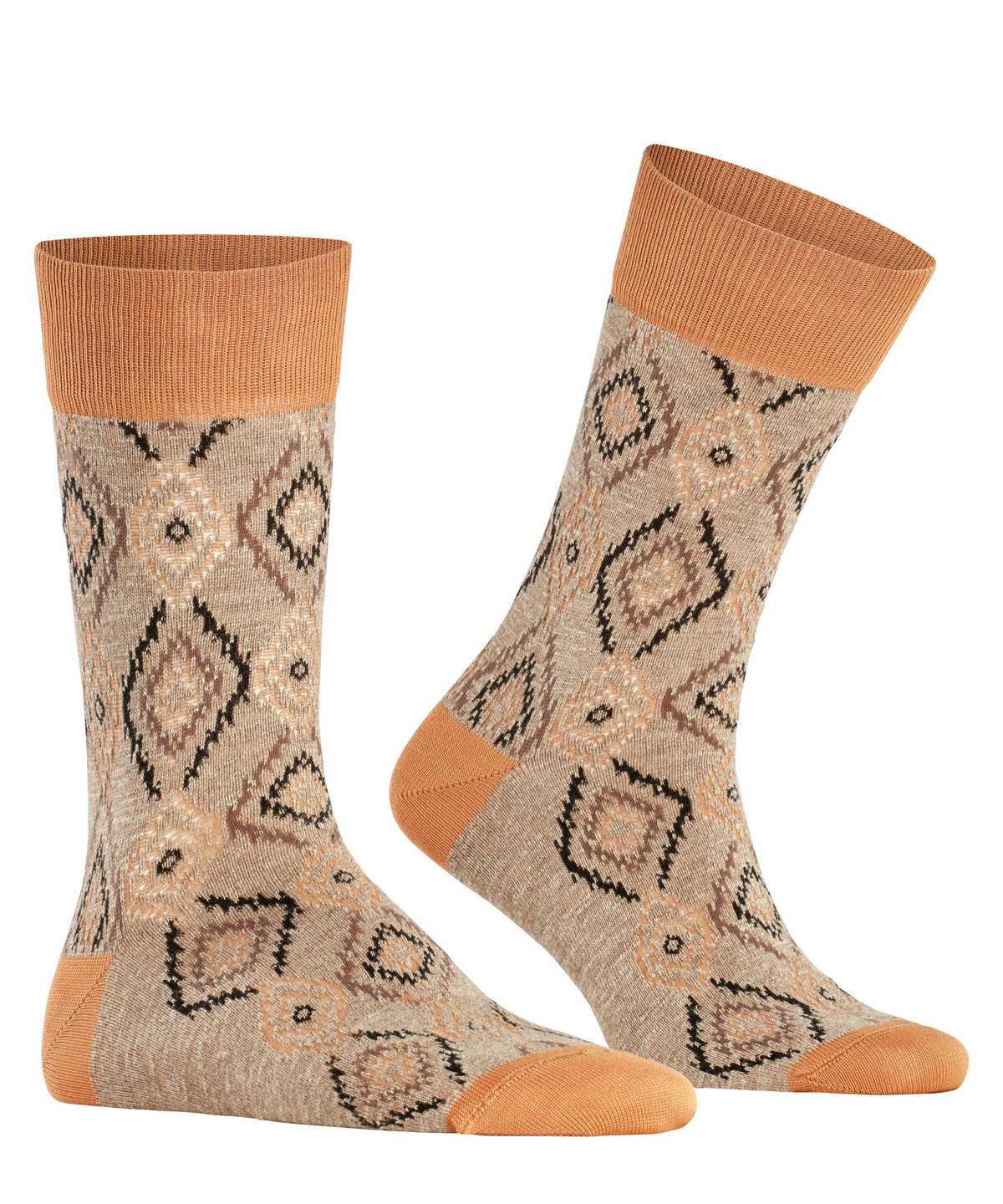 Falke Ikat Spell Socks Zokni Férfi Narancssárga | JHCY-01528