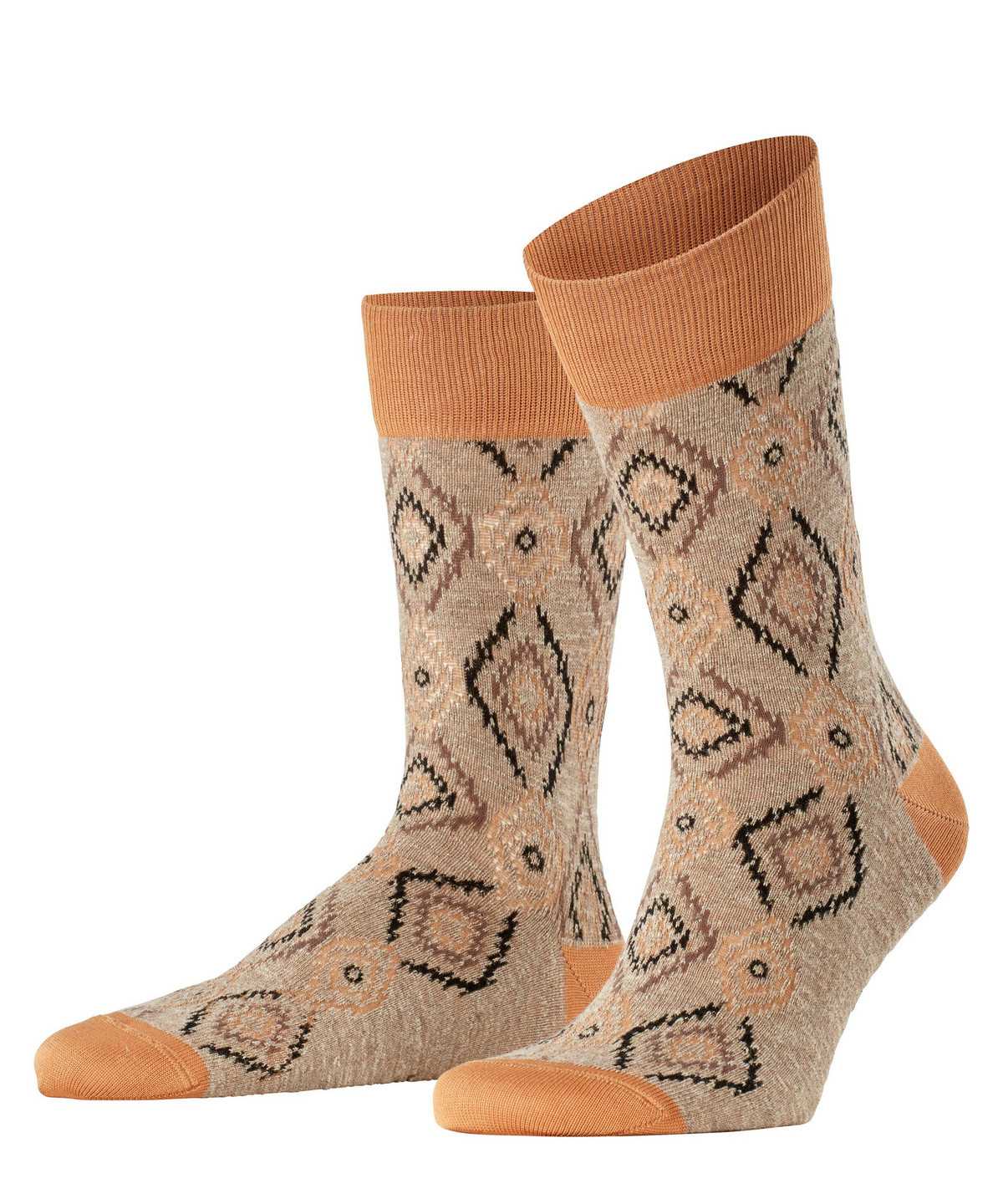 Falke Ikat Spell Socks Zokni Férfi Narancssárga | JHCY-01528