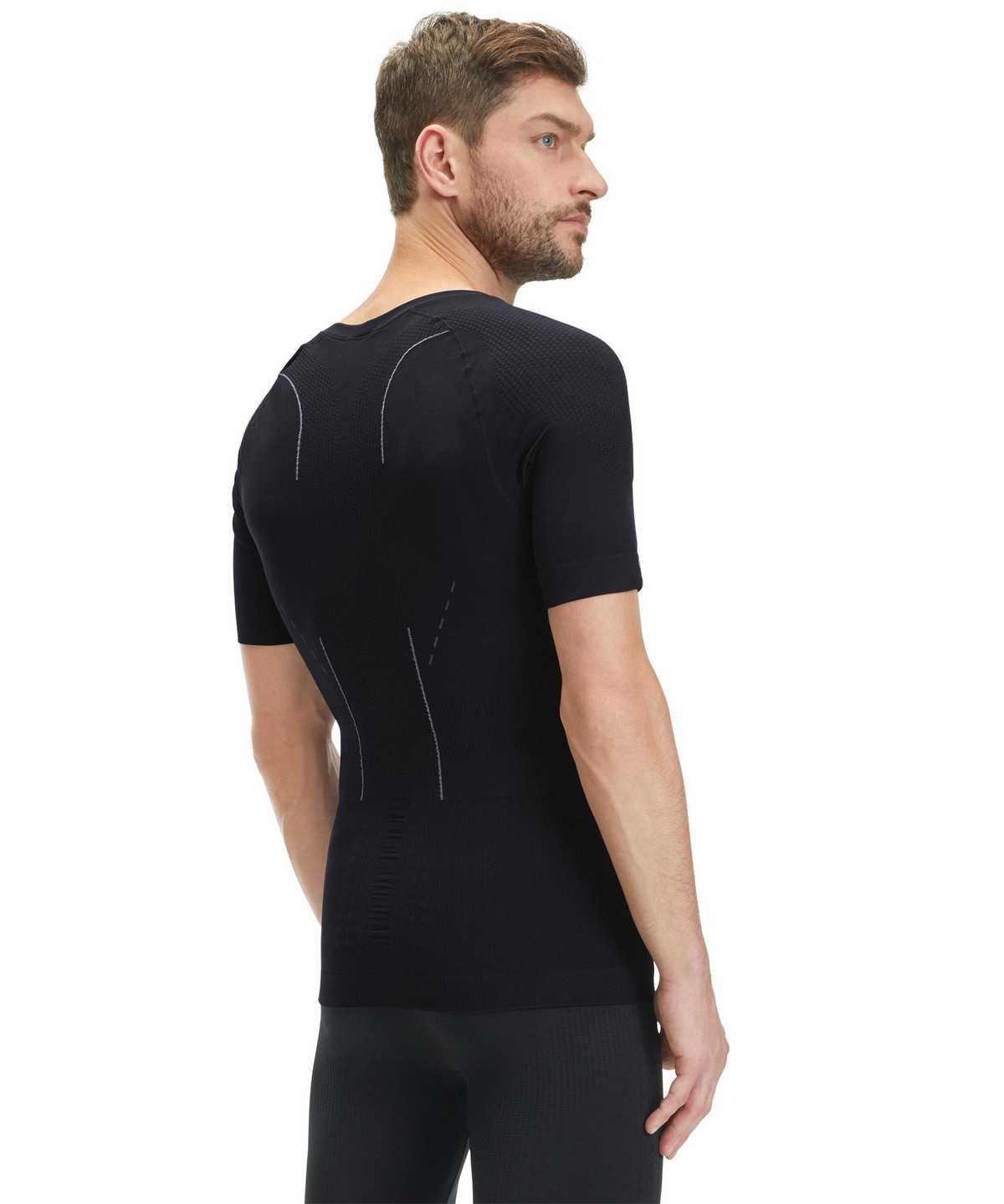 Falke Impulse Running T-Shirt Round-neck Health Rövid Ujjú Ing Férfi Fekete | NRXZ-83051