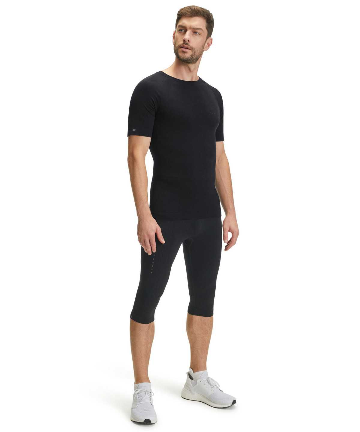 Falke Impulse Running T-Shirt Round-neck Health Rövid Ujjú Ing Férfi Fekete | NRXZ-83051