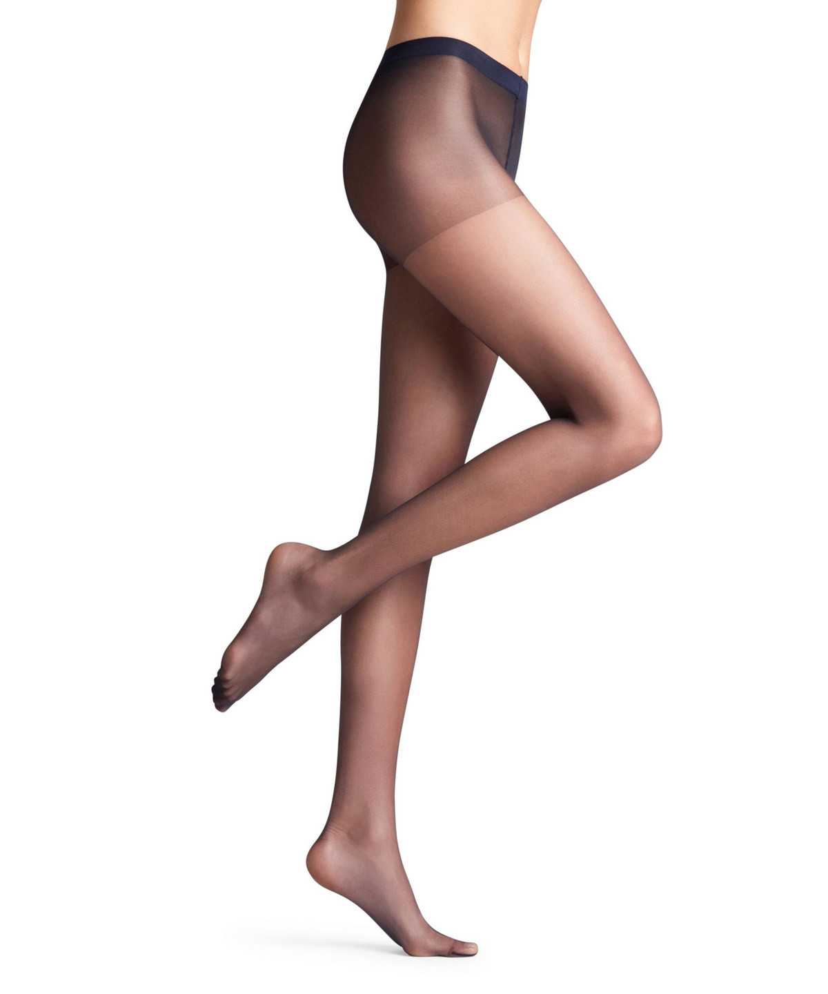 Falke Invisible Deluxe 8 DEN Tights Tights Női Kék | JXUW-60497