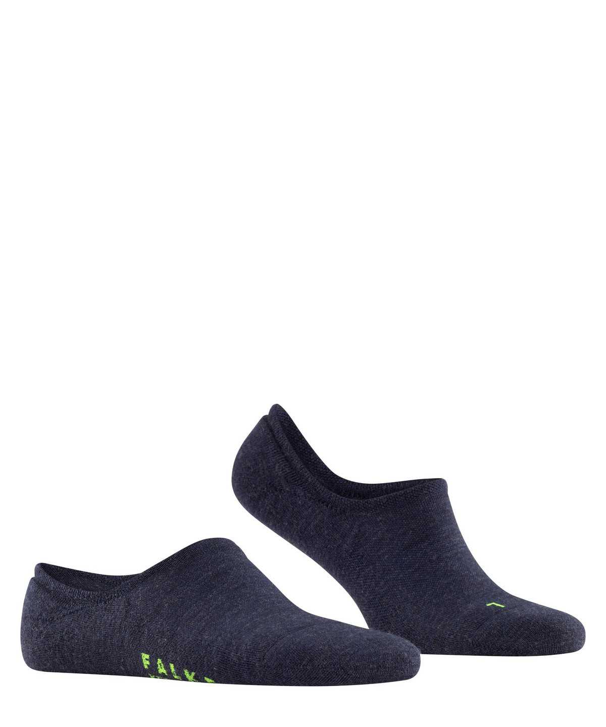 Falke Keep Warm Invisibles No Show Socks Férfi Kék | XHNZ-94036