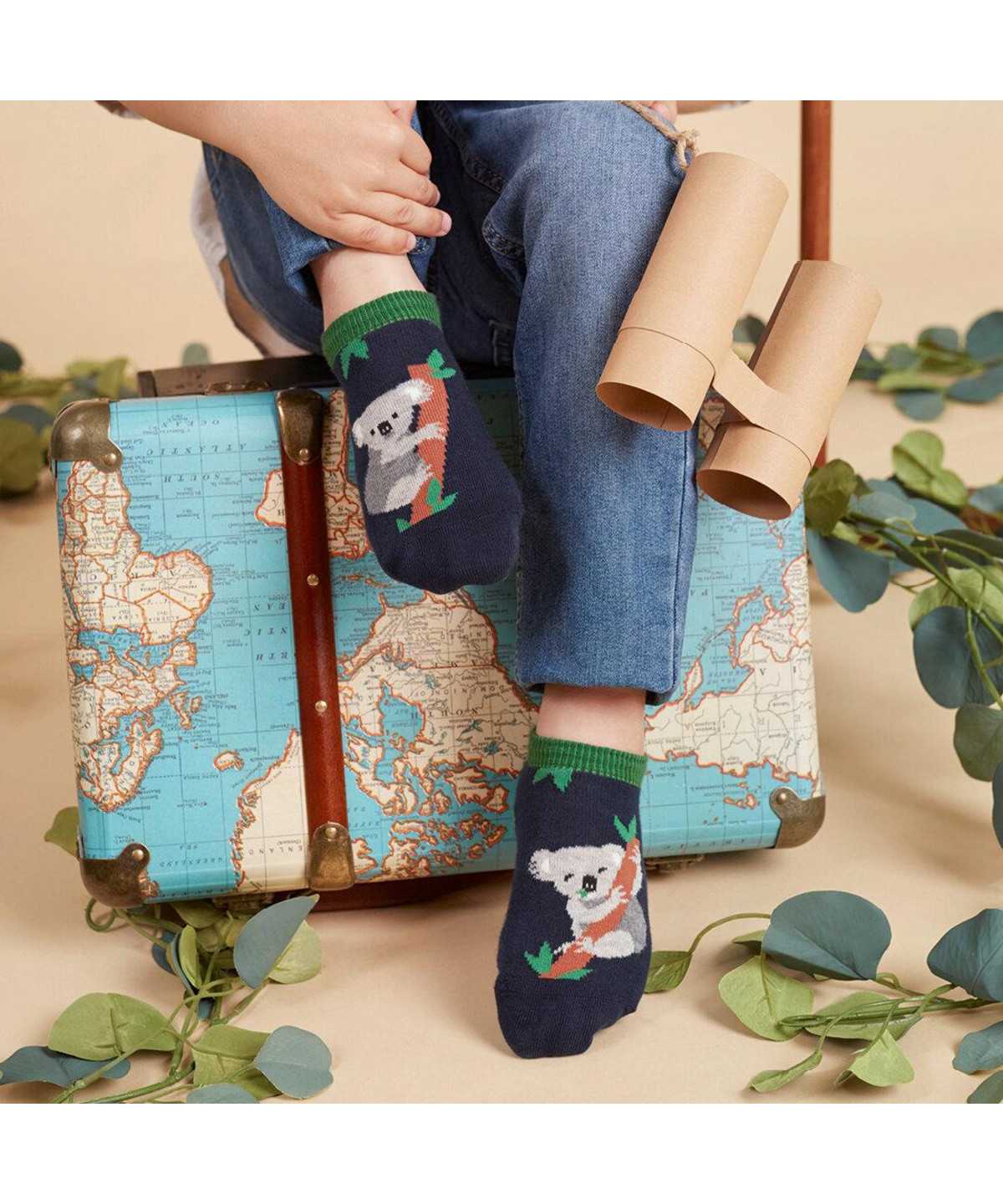 Falke Koala Friends Sneaker socks Zokni Gyerek Fehér | JQBK-71540