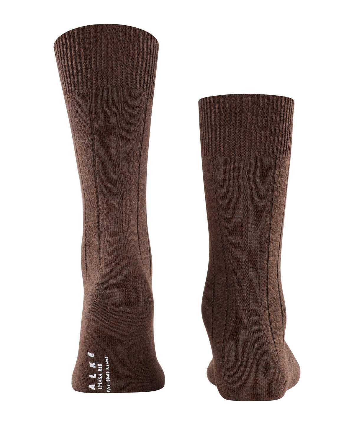 Falke Lhasa Rib Socks Zokni Férfi Barna | NYWX-45372