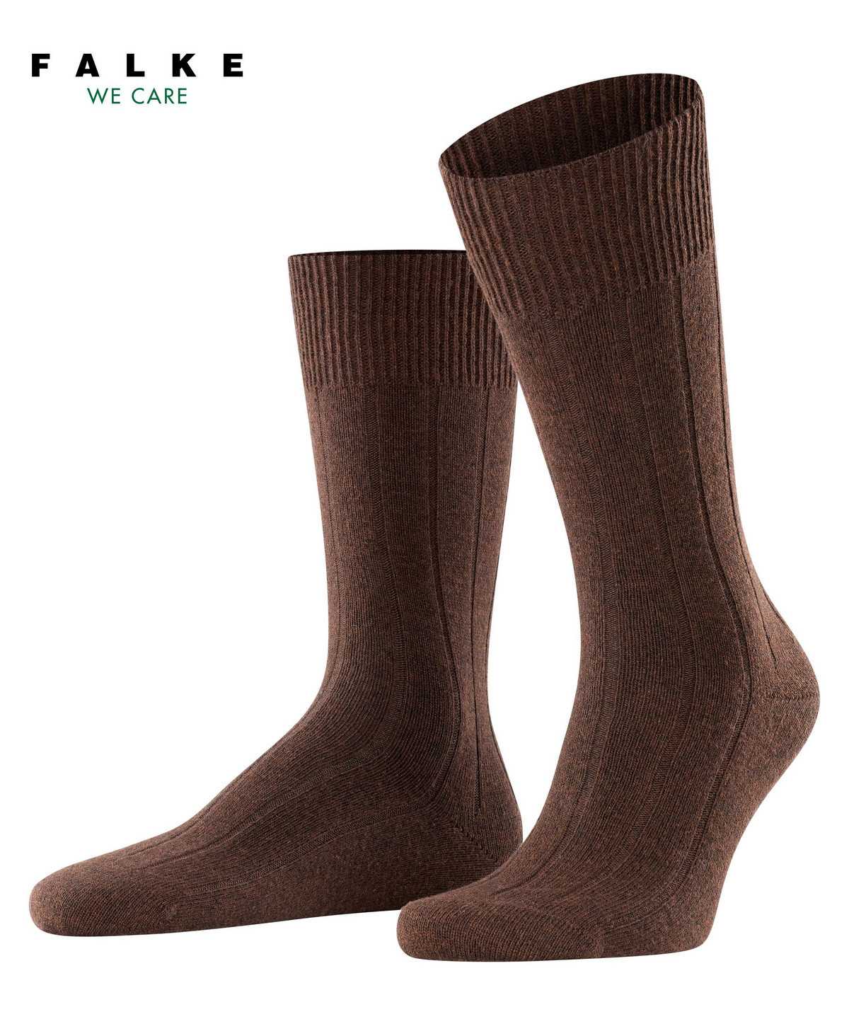 Falke Lhasa Rib Socks Zokni Férfi Barna | NYWX-45372