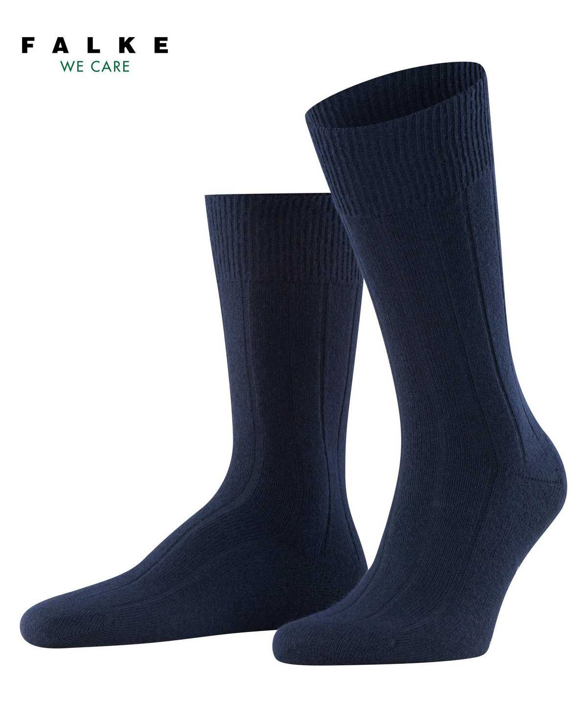 Falke Lhasa Rib Socks Zokni Férfi Kék | CGEV-71624