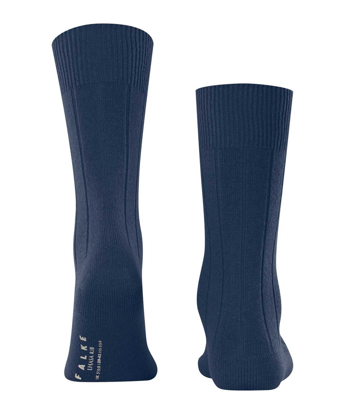 Falke Lhasa Rib Socks Zokni Férfi Kék | DICS-89174