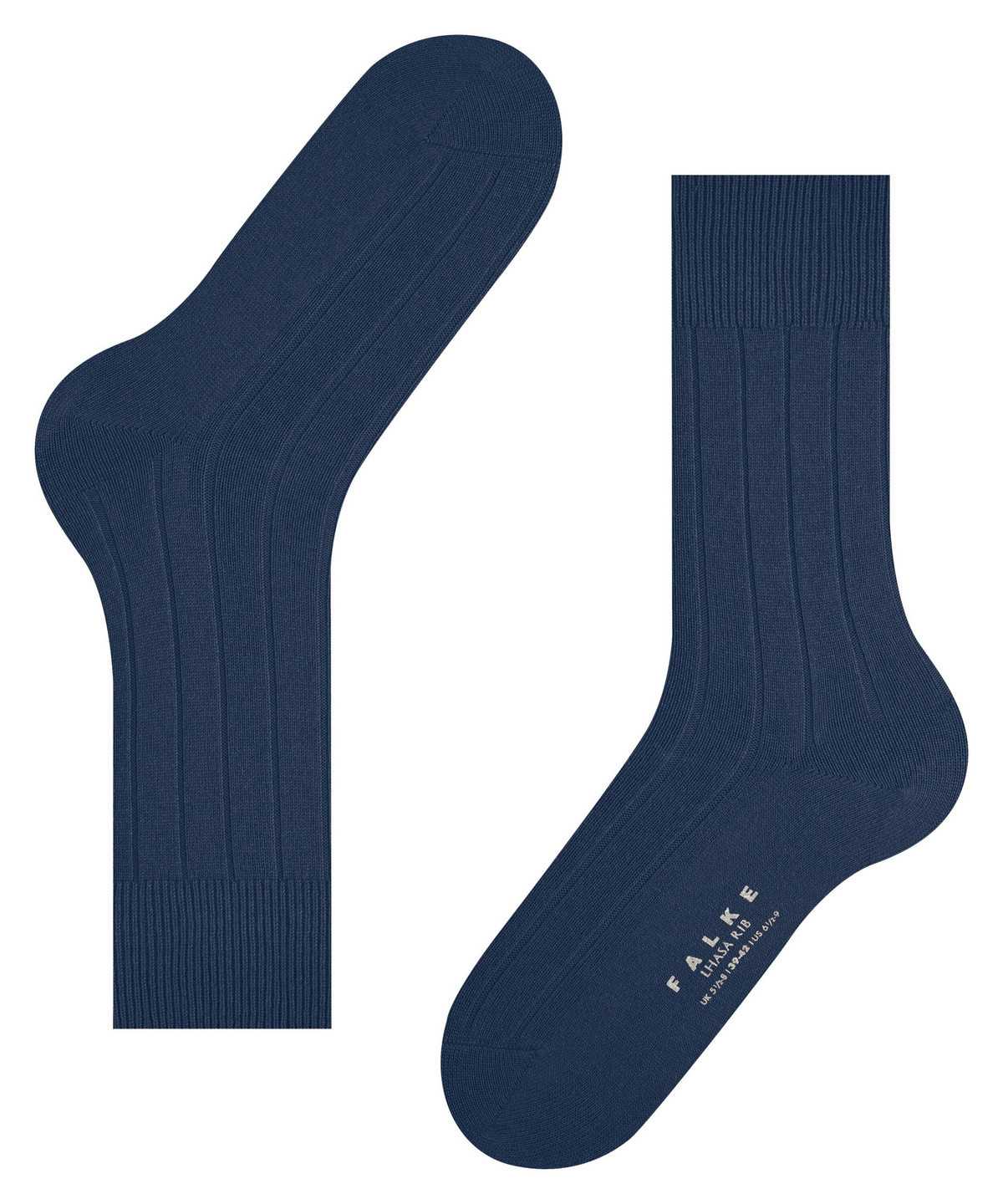 Falke Lhasa Rib Socks Zokni Férfi Kék | DICS-89174