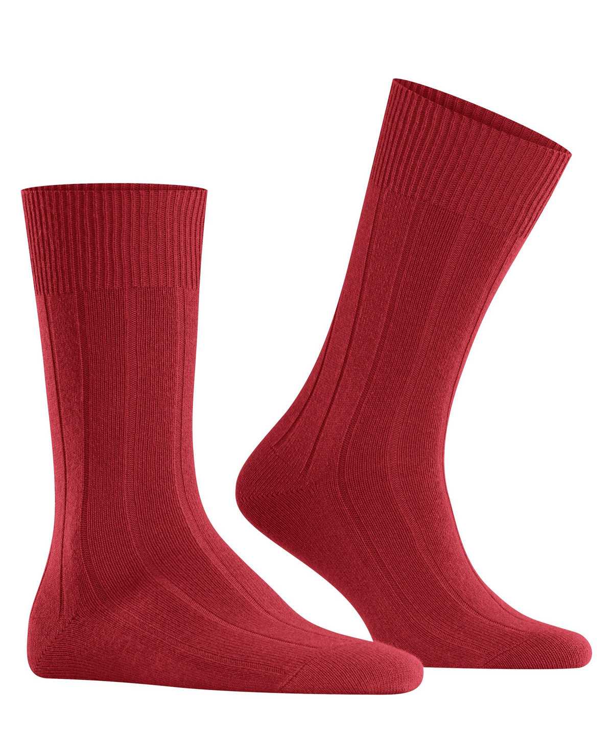 Falke Lhasa Rib Socks Zokni Férfi Piros | BTRX-98427