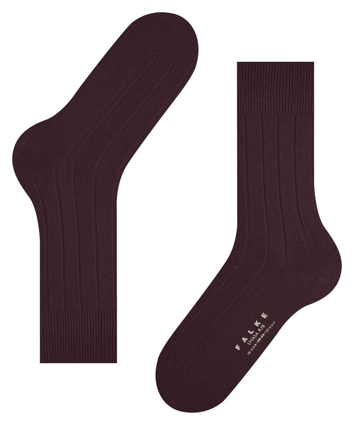 Falke Lhasa Rib Socks Zokni Férfi Piros | RLSJ-73296