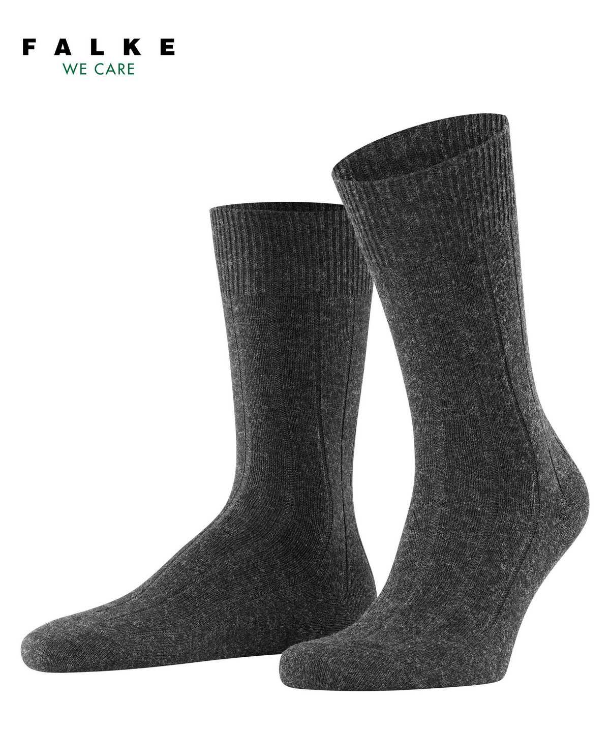 Falke Lhasa Rib Socks Zokni Férfi Szürke | OYEZ-90621