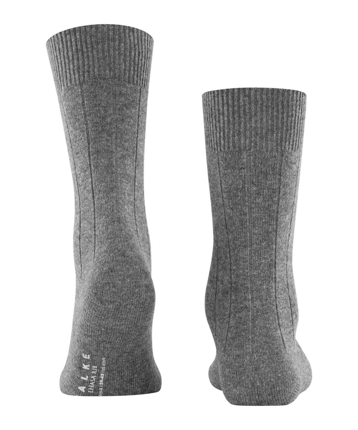 Falke Lhasa Rib Socks Zokni Férfi Szürke | PKON-62907