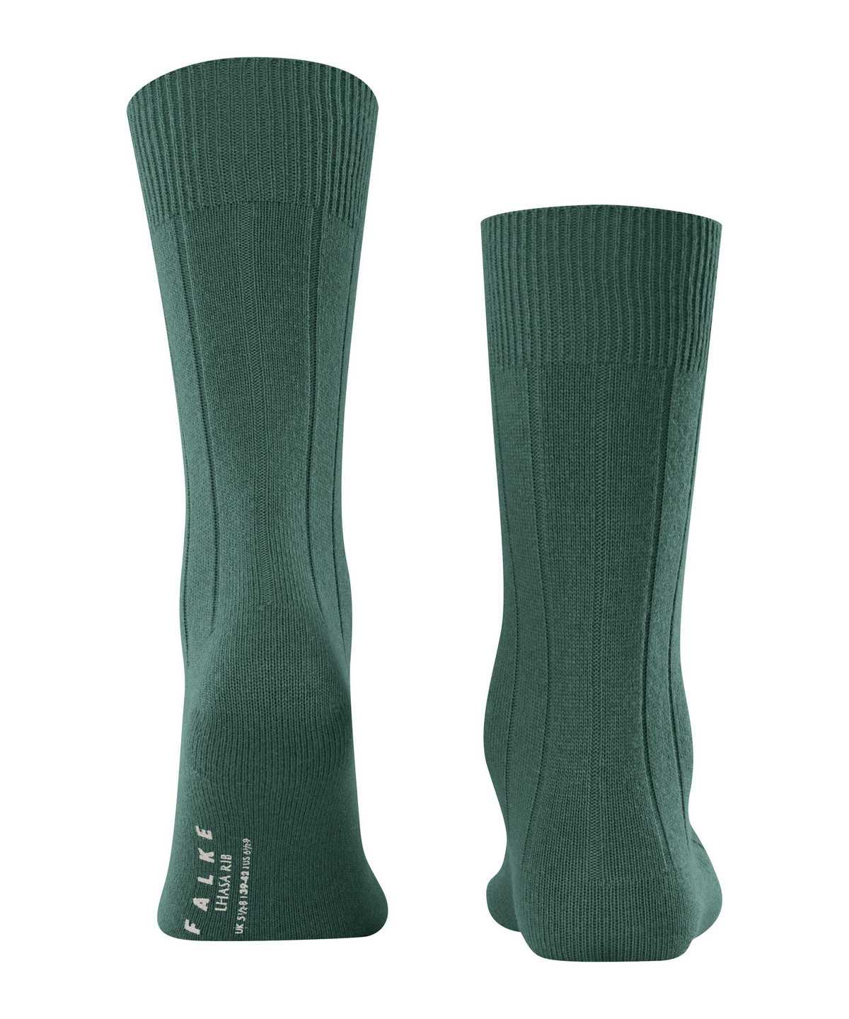 Falke Lhasa Rib Socks Zokni Férfi Zöld | UCJH-50412