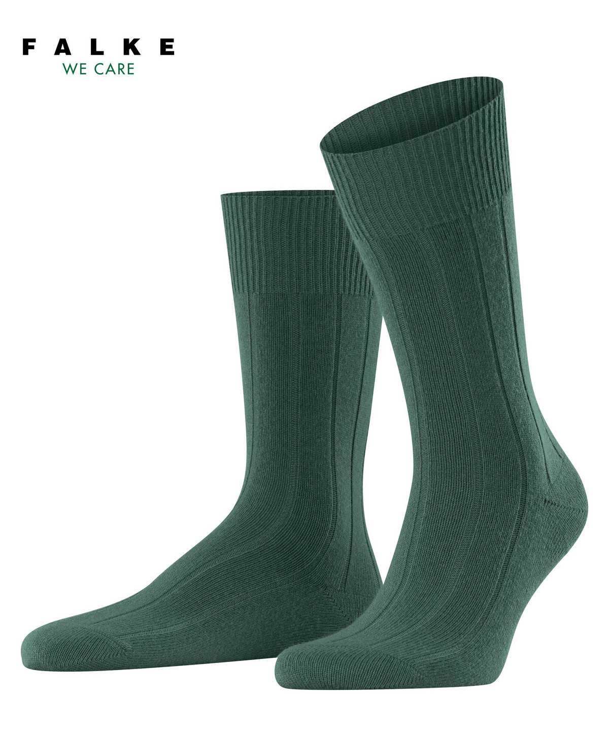 Falke Lhasa Rib Socks Zokni Férfi Zöld | UCJH-50412