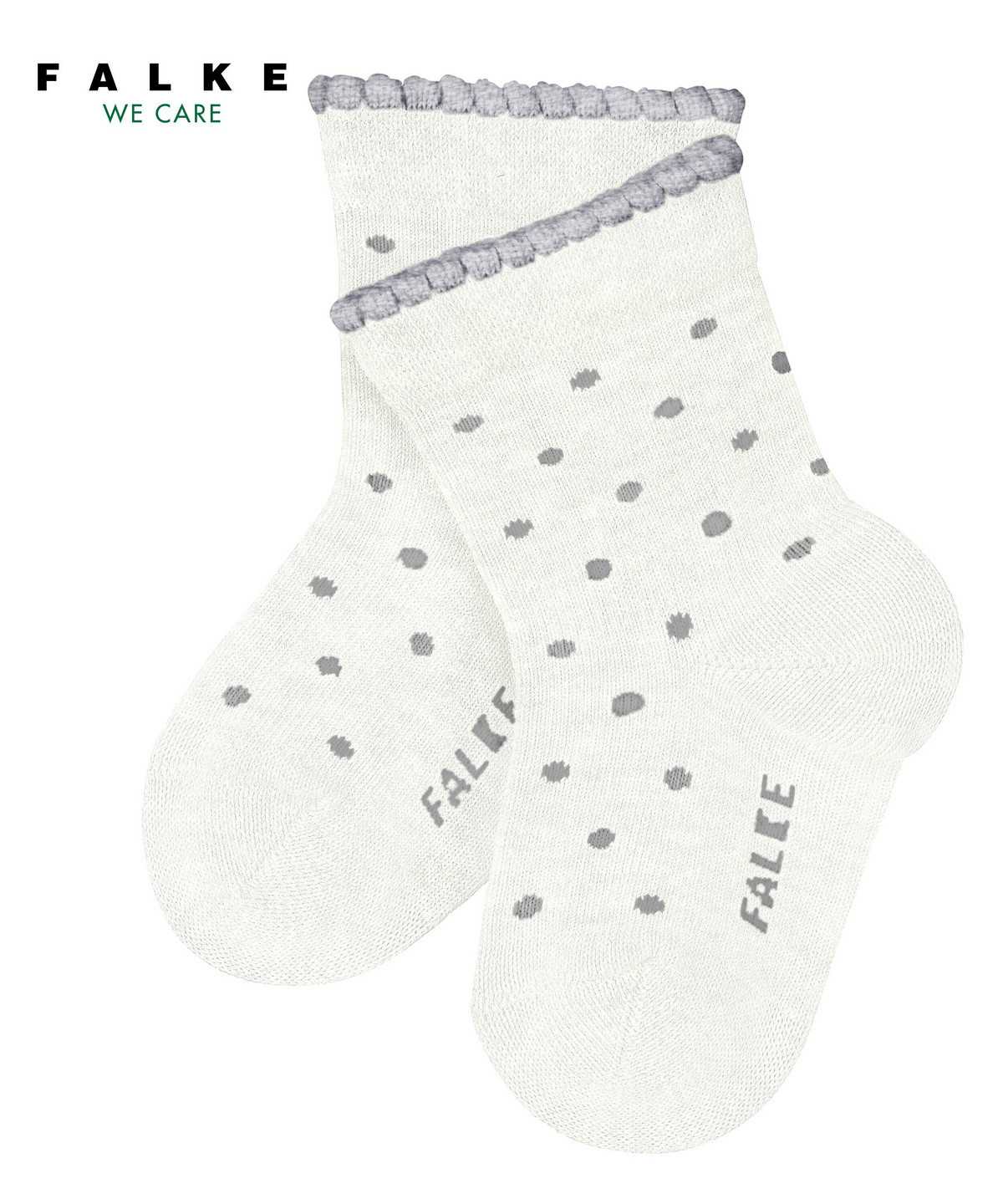 Falke Little Dot Socks Zokni Baba Fehér | OTGN-03972