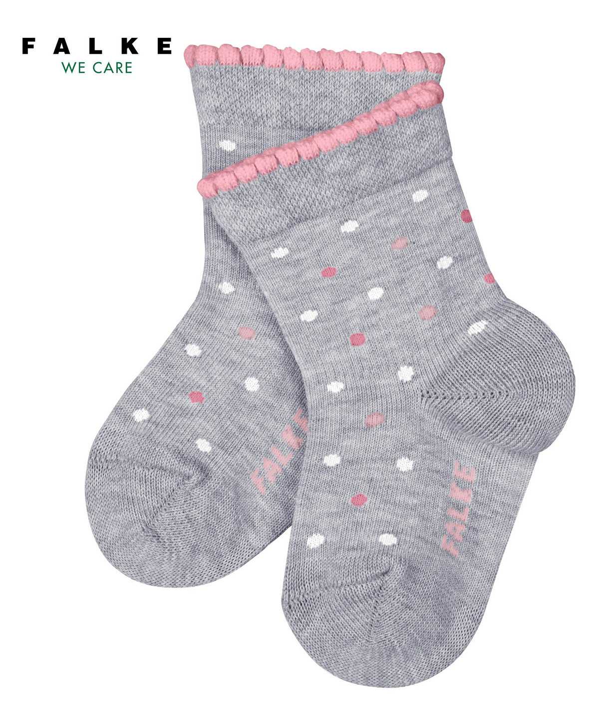 Falke Little Dot Socks Zokni Baba Szürke | KTBI-58263