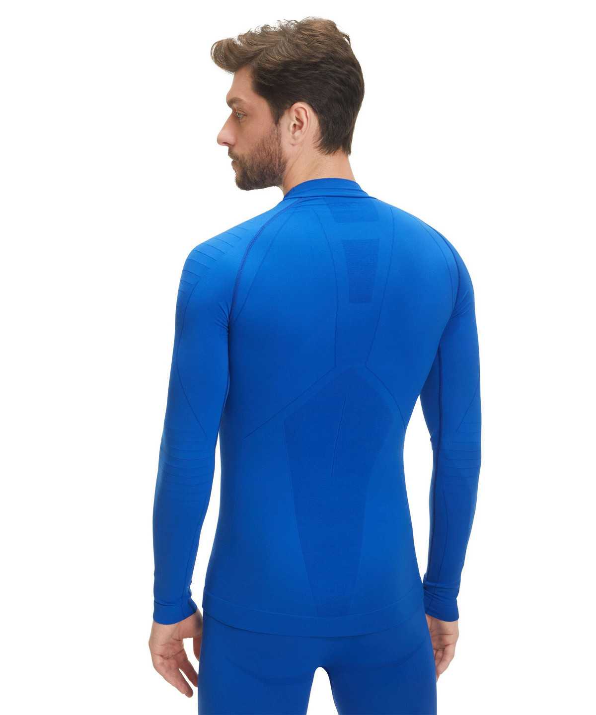 Falke Long sleeve shirt Warm Long Sleeve T-Shirts Férfi Kék | WBOX-32409