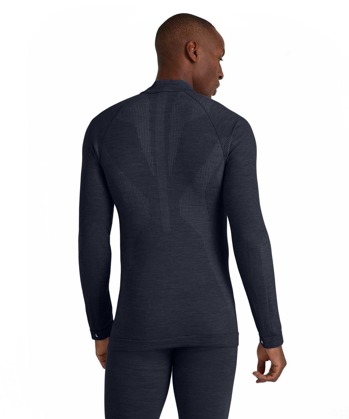 Falke Long sleeve shirt Wool-Tech Long Sleeve T-Shirts Férfi Kék | HRTA-53687