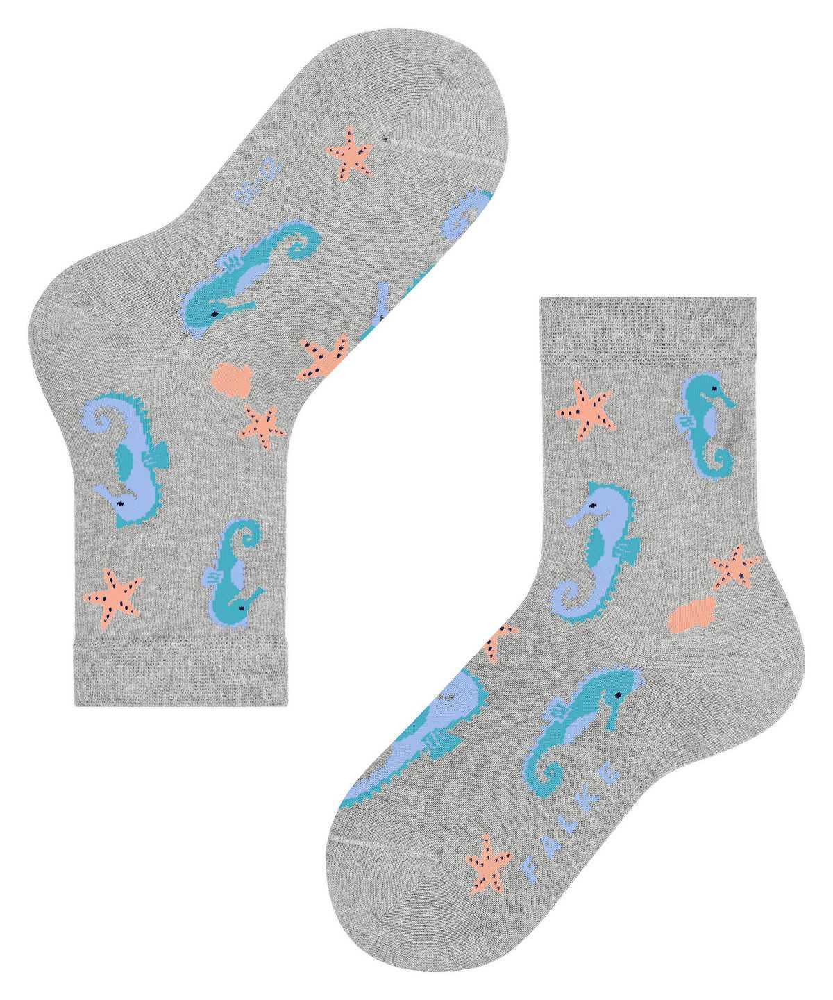 Falke Lovely Seahorses Socks Zokni Gyerek Szürke | JYDI-40632