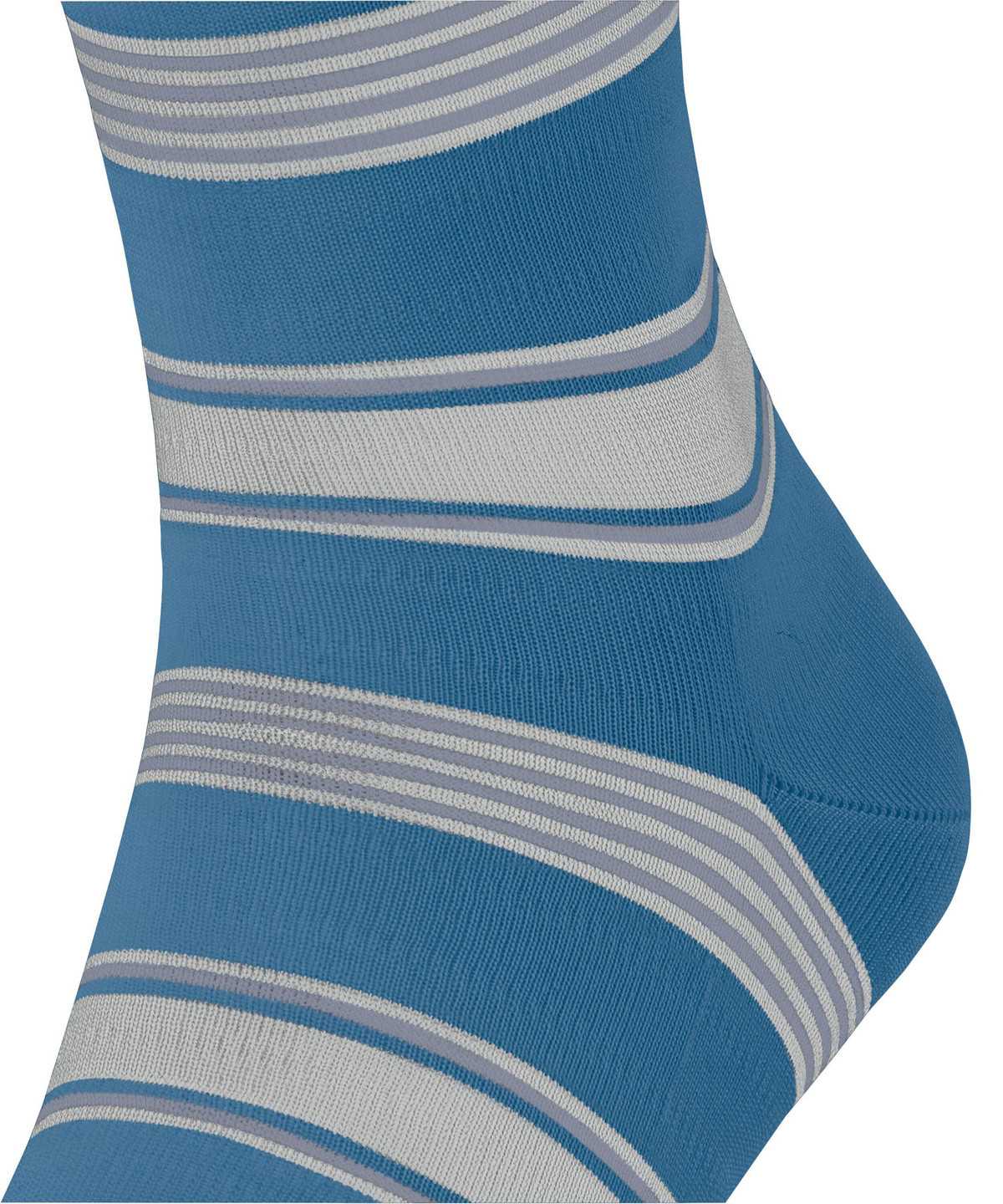 Falke Marina Stripe Socks Zokni Férfi Kék | QZKS-68473