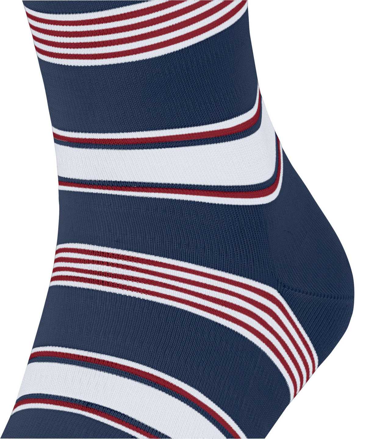 Falke Marina Stripe Socks Zokni Férfi Kék | LYMB-19742