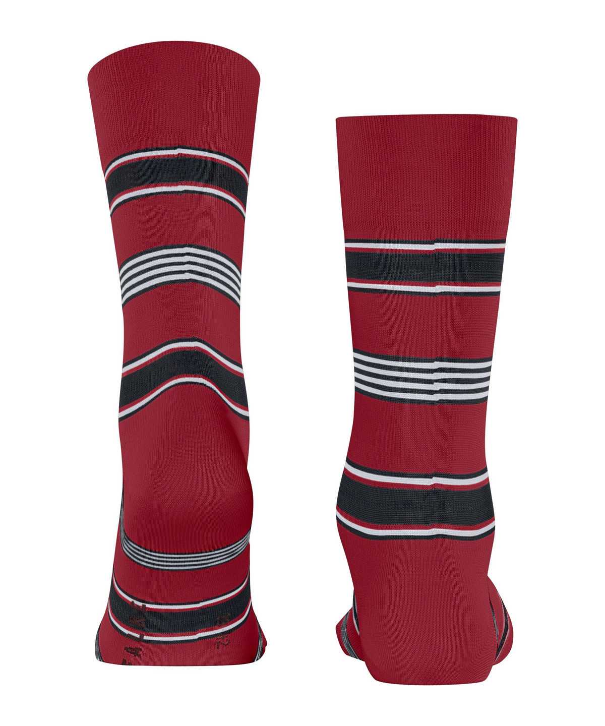 Falke Marina Stripe Socks Zokni Férfi Piros | GYNQ-51480