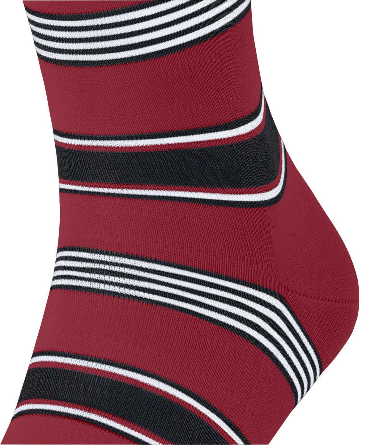 Falke Marina Stripe Socks Zokni Férfi Piros | GYNQ-51480