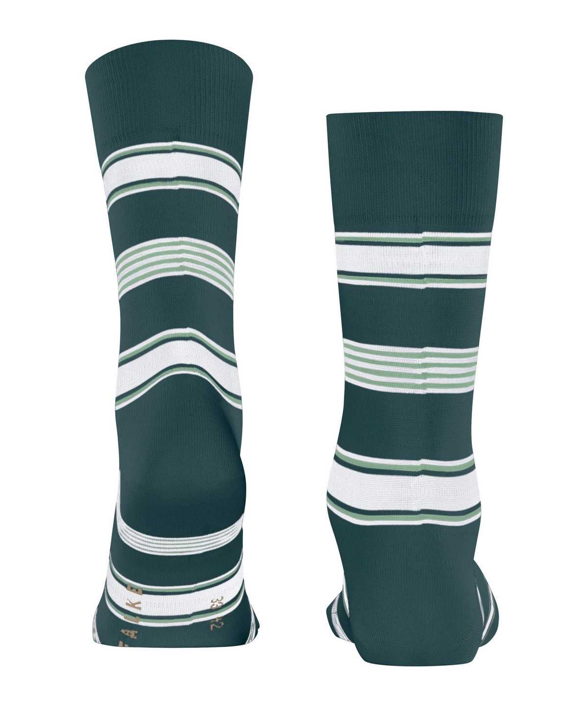 Falke Marina Stripe Socks Zokni Férfi Zöld | IXDJ-32185