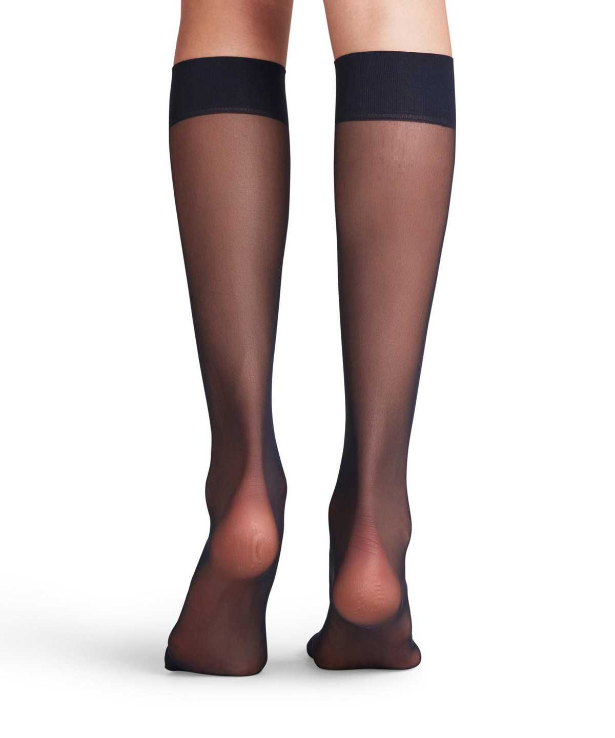 Falke Matt Deluxe 20 DEN Knee-high Socks Zokni Női Kék | FZPS-67043