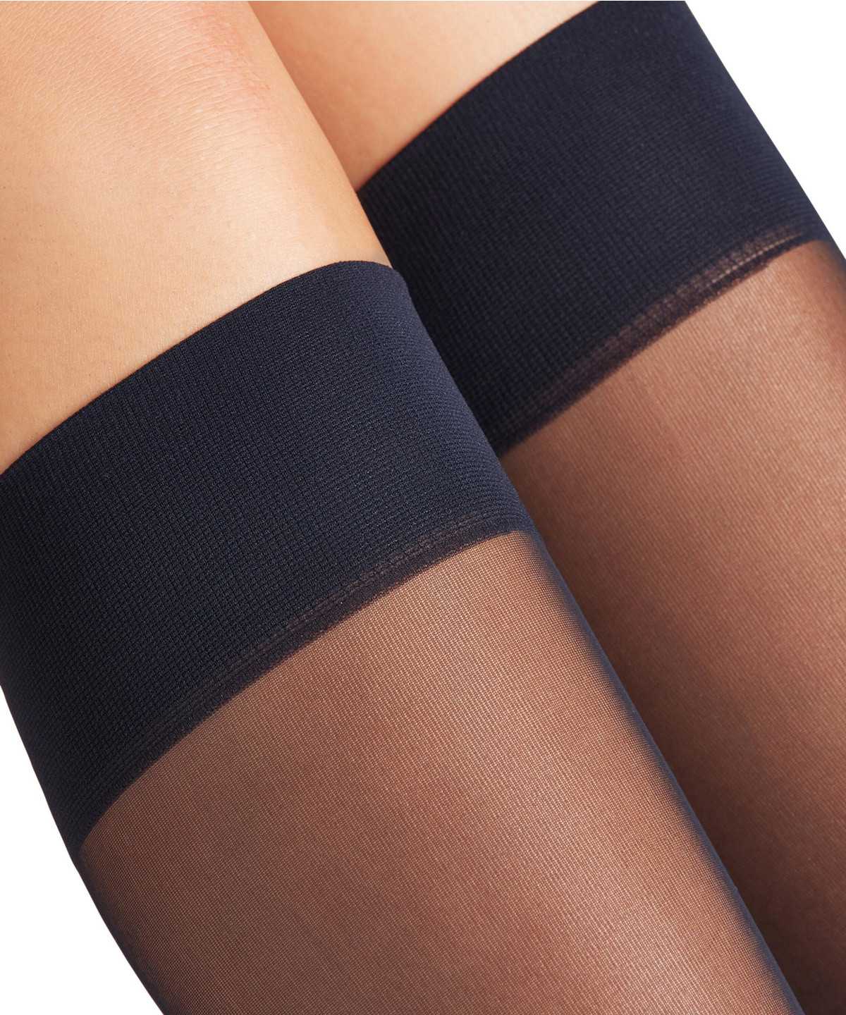 Falke Matt Deluxe 20 DEN Knee-high Socks Zokni Női Kék | FZPS-67043