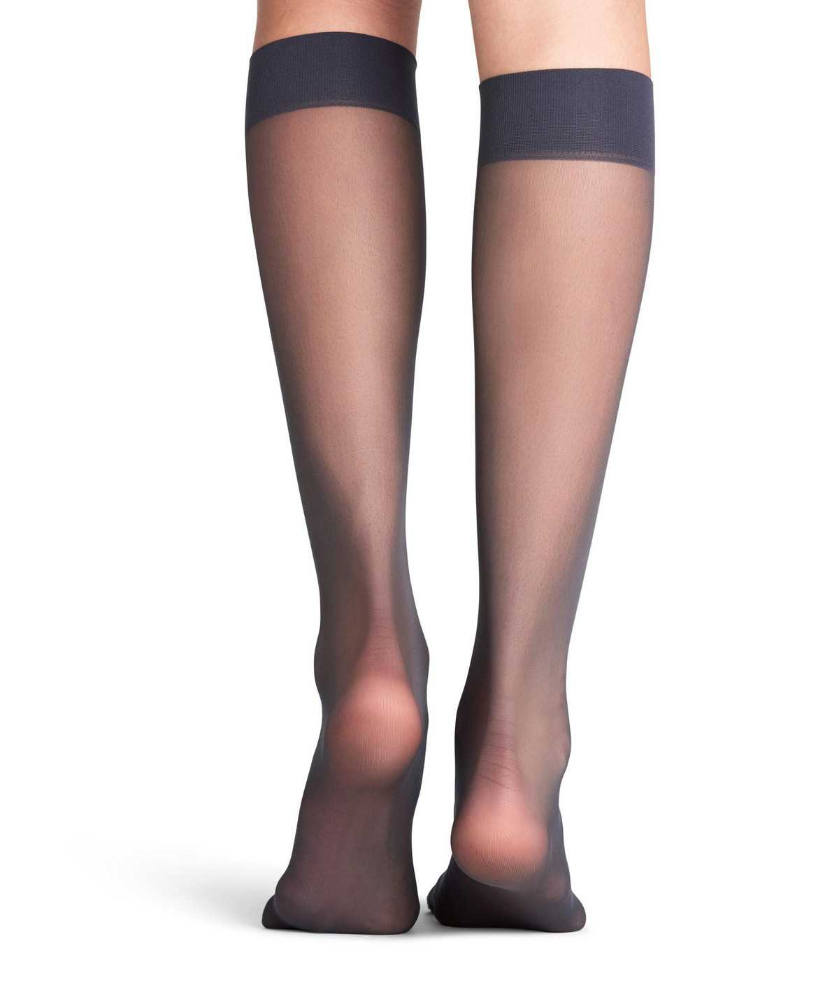 Falke Matt Deluxe 20 DEN Knee-high Socks Zokni Női Szürke | PVNZ-70819