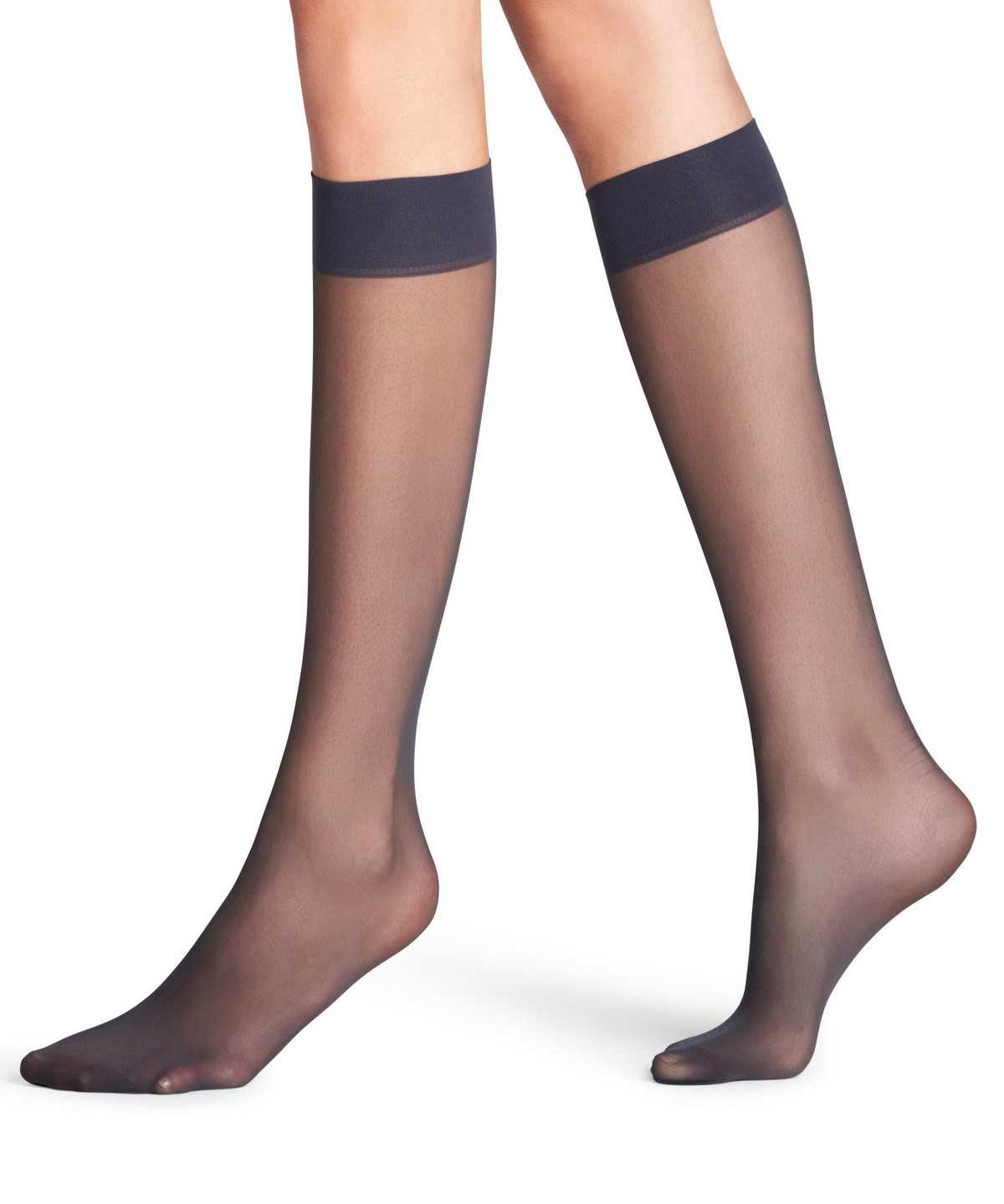 Falke Matt Deluxe 20 DEN Knee-high Socks Zokni Női Szürke | PVNZ-70819