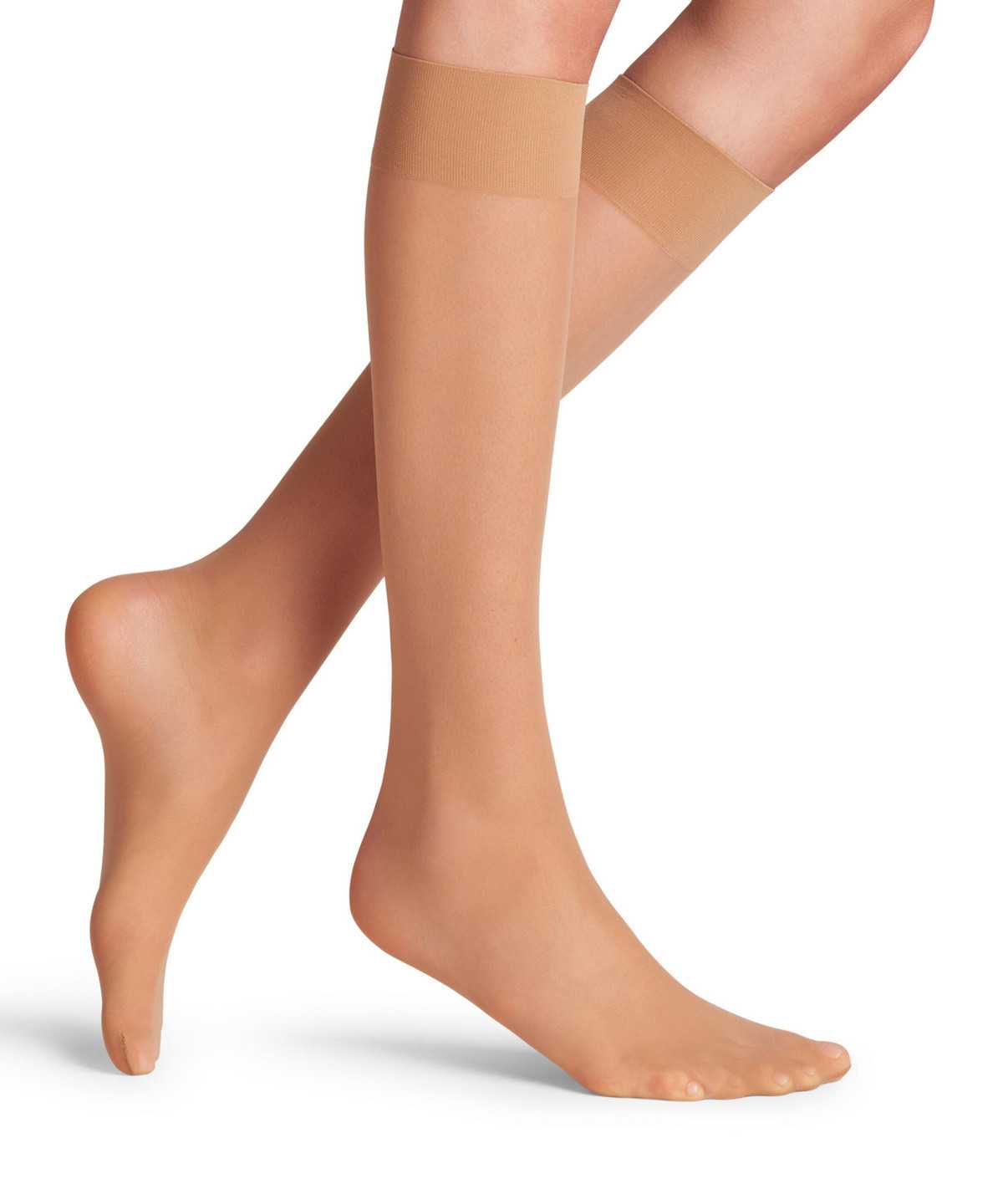 Falke Matt Deluxe 20 DEN Knee-high Socks Zokni Női Barna | WOEI-76093