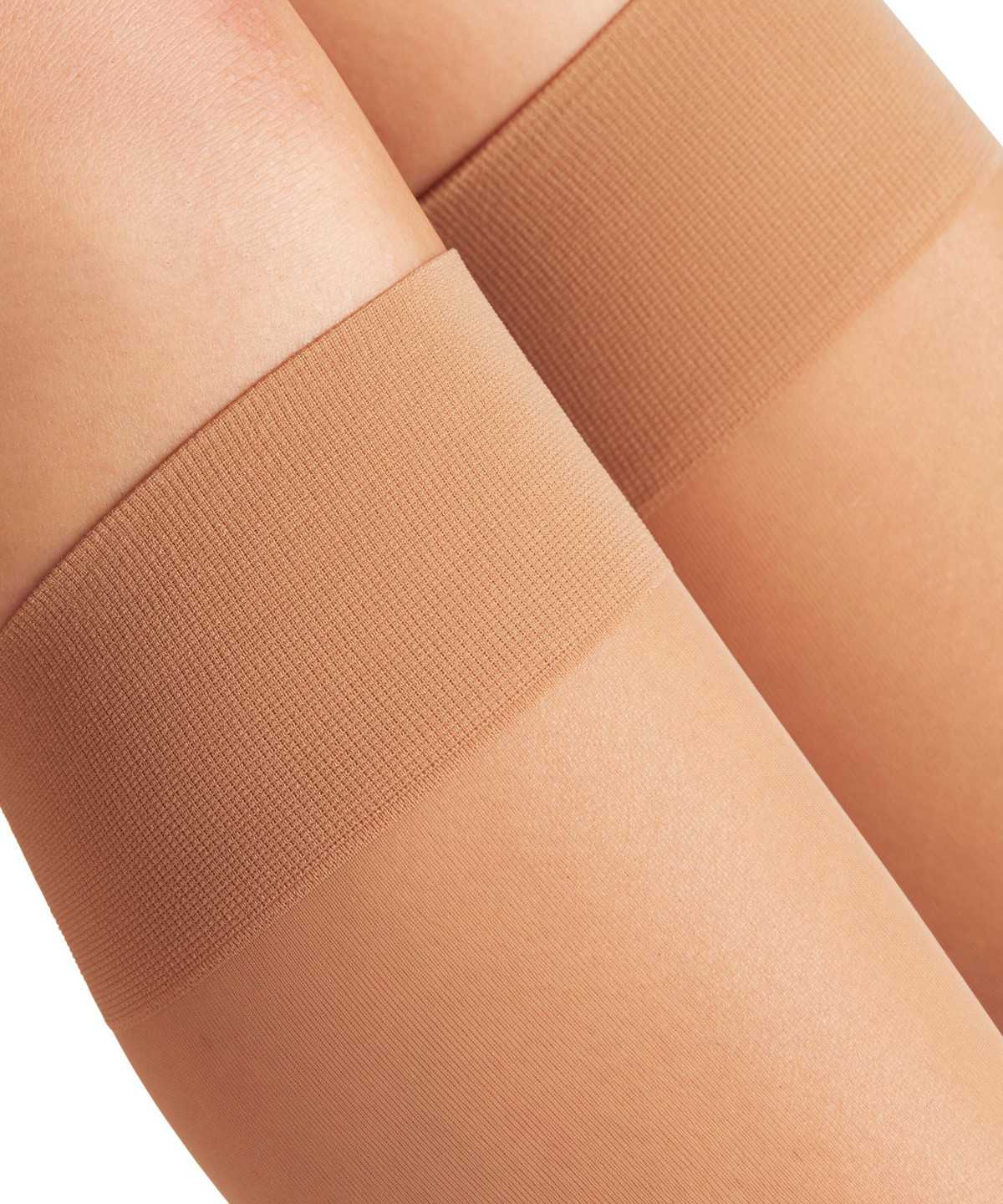 Falke Matt Deluxe 20 DEN Knee-high Socks Zokni Női Barna | WOEI-76093