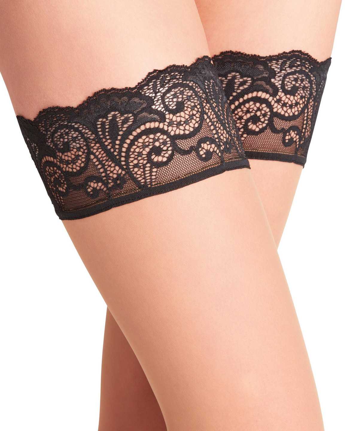 Falke Matt Deluxe 20 DEN Stay-ups Thigh Highs Női Barna | NUKA-42091