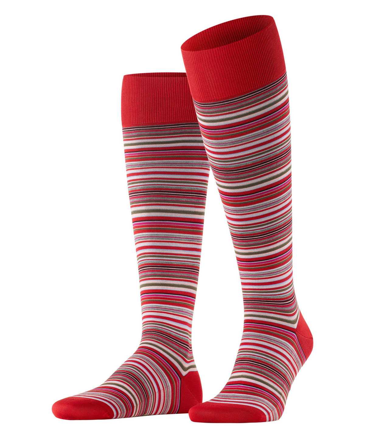 Falke Microblock Knee-high Socks Zokni Férfi Piros | EHMF-25936