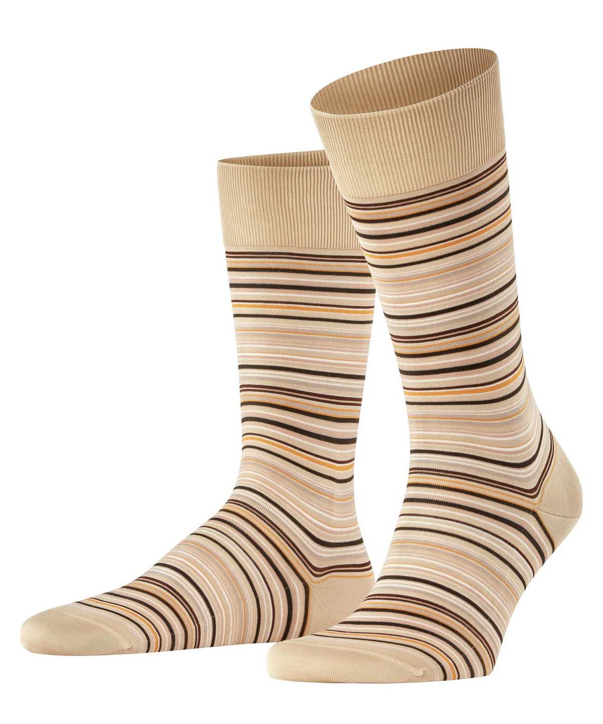 Falke Microblock Socks Zokni Férfi Bézs | NOWG-65183