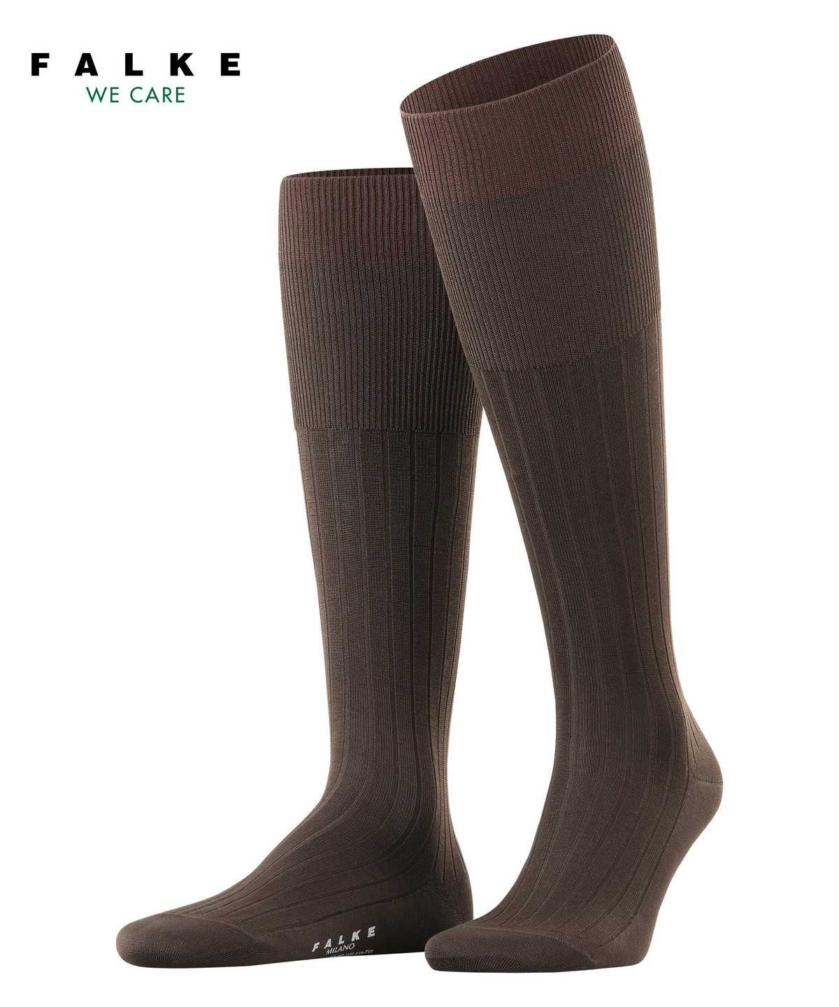 Falke Milano Knee-high Socks Zokni Férfi Barna | BKPH-85324