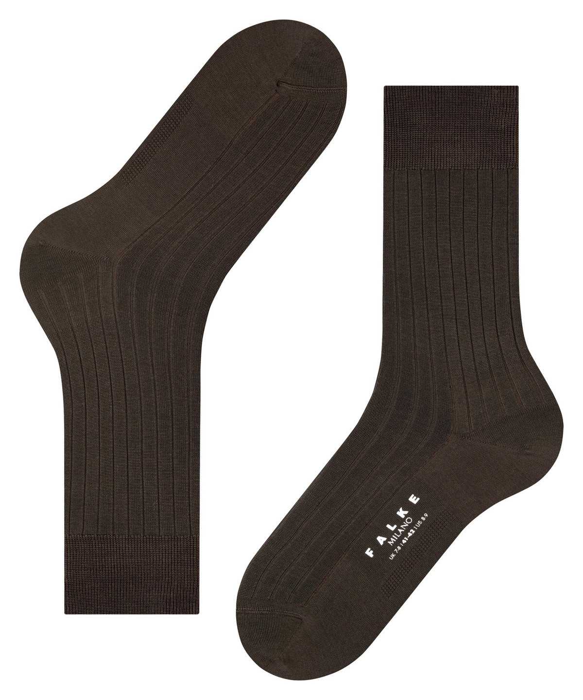 Falke Milano Socks Zokni Férfi Barna | RFQB-93218