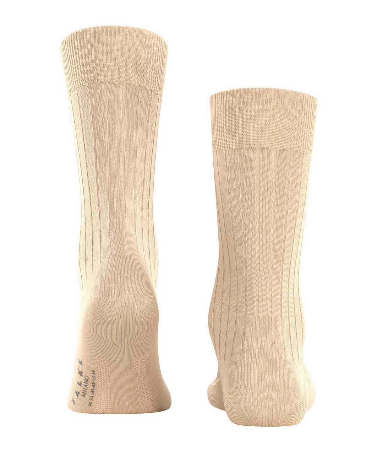 Falke Milano Socks Zokni Férfi Bézs | ZQPU-92046