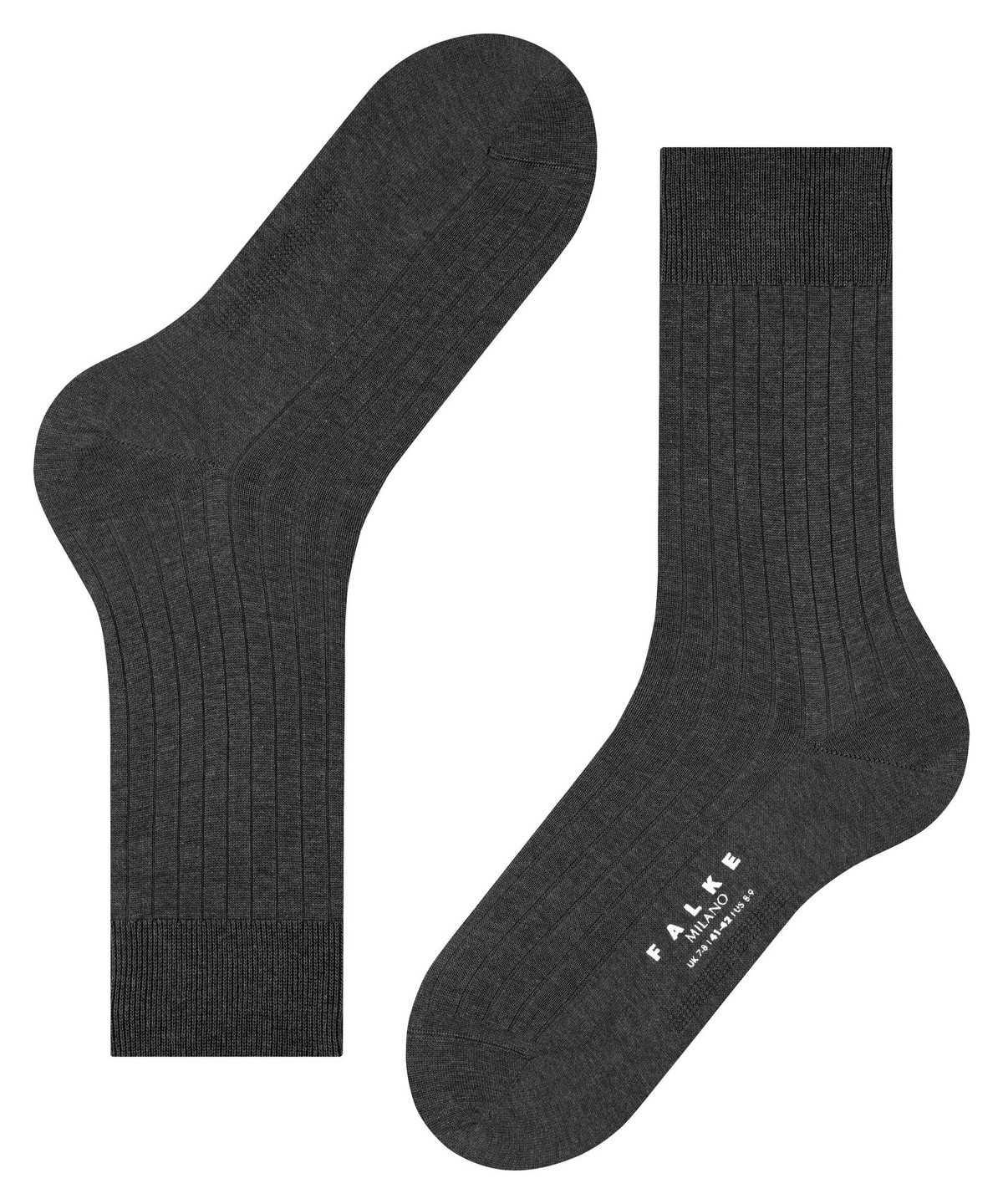 Falke Milano Socks Zokni Férfi Szürke | MTQI-23674