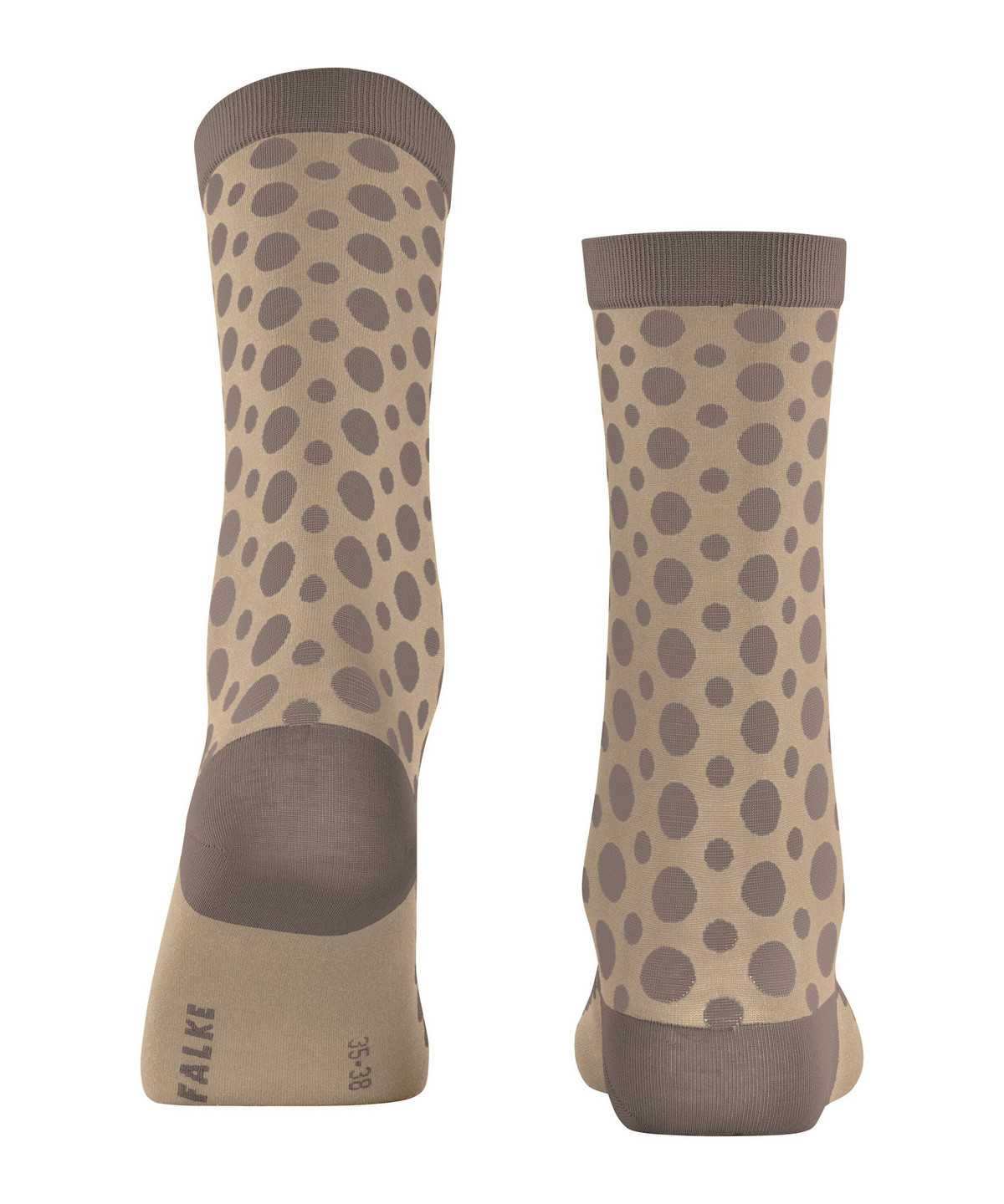 Falke Mirage Dot Socks Zokni Női Bézs | MESK-14962