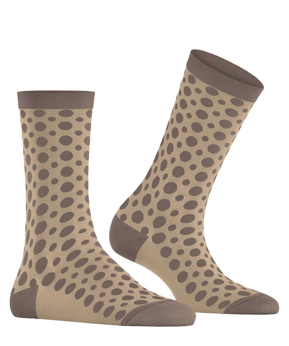 Falke Mirage Dot Socks Zokni Női Bézs | MESK-14962