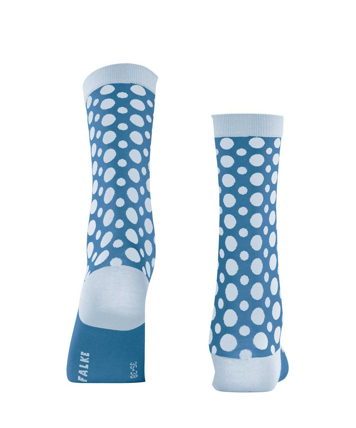 Falke Mirage Dot Socks Zokni Női Kék | TMVS-95314