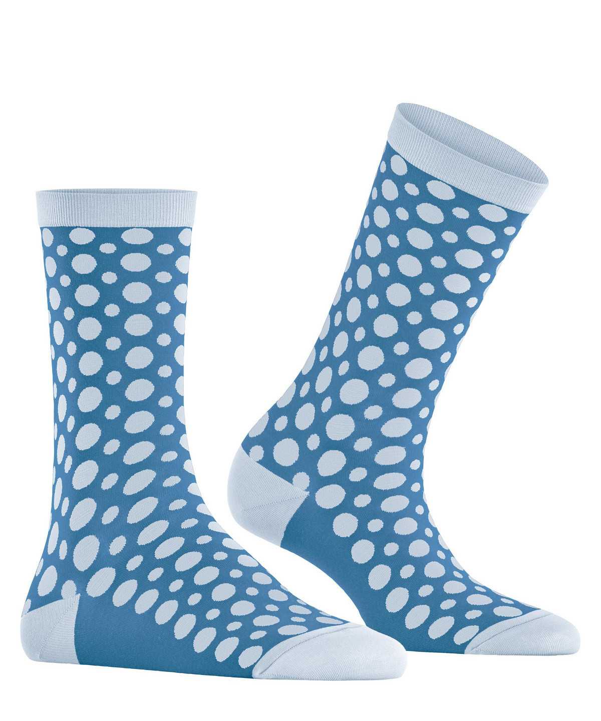 Falke Mirage Dot Socks Zokni Női Kék | TMVS-95314