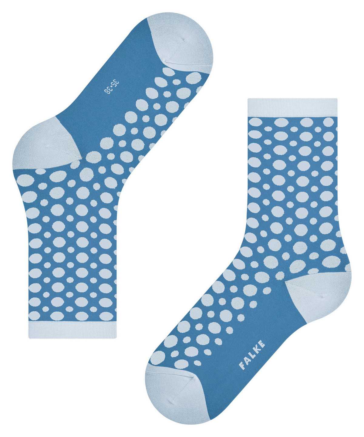 Falke Mirage Dot Socks Zokni Női Kék | TMVS-95314