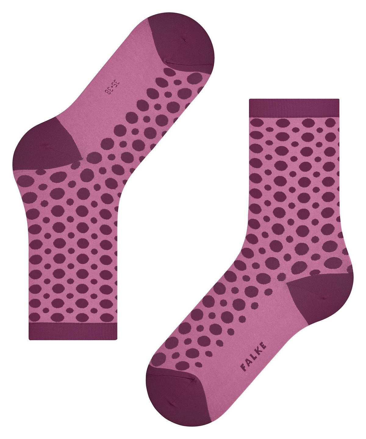 Falke Mirage Dot Socks Zokni Női Piros | LQZT-94562