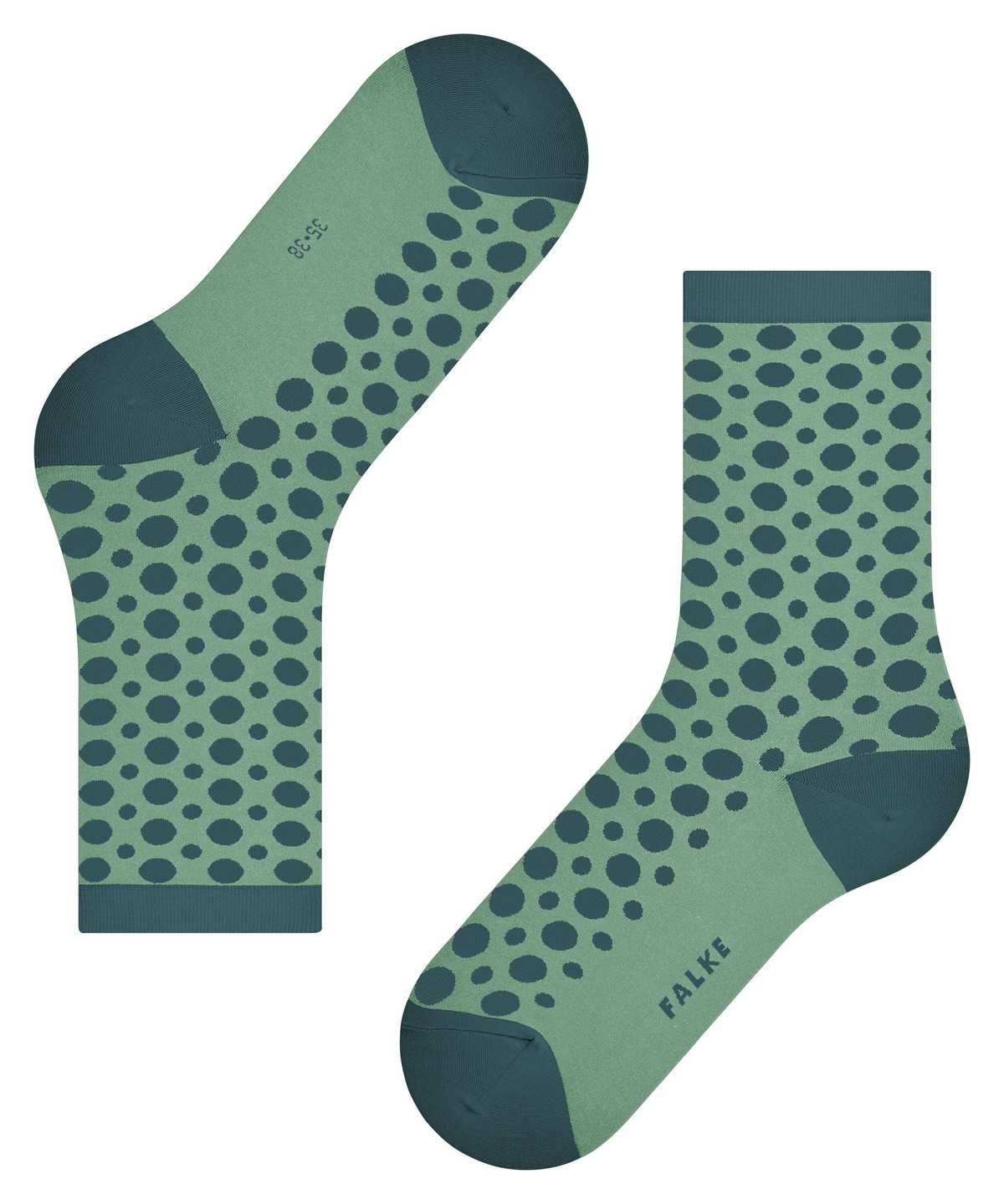 Falke Mirage Dot Socks Zokni Női Zöld | WLMS-86704